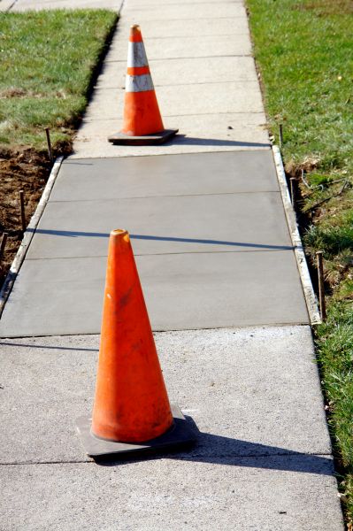 Sidewalk Panel Replacement in Lake Charles