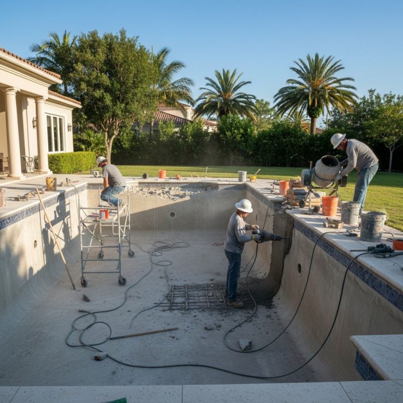 Concrete Pool Patio Repair