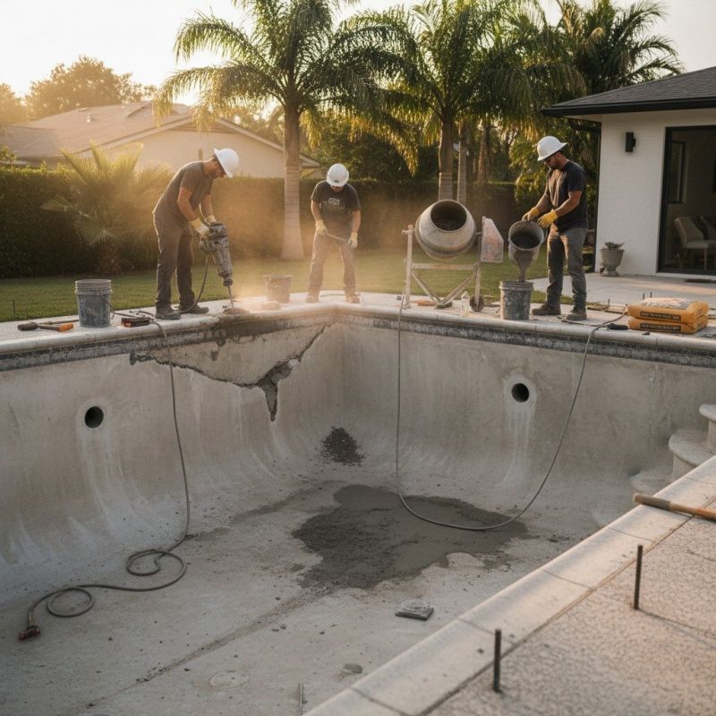 Pool Slab Repair